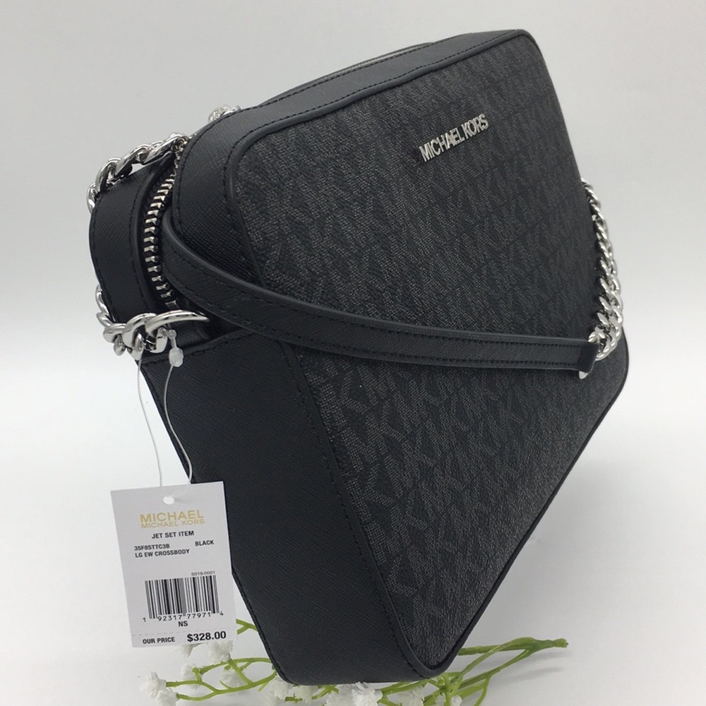 MICHAEL KORS JET SET ITEM LG EW CROSSBODY LEATHER - Picture 3 of 8